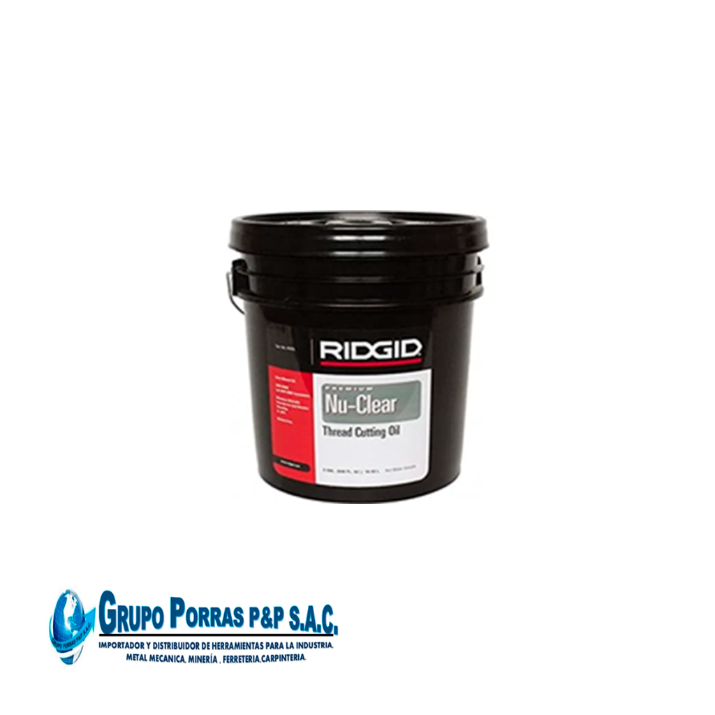 Aceite P/Cortatubo Nuclear 5Gln Ridgid 41575 - Grupo Porras PyP